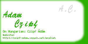 adam czipf business card